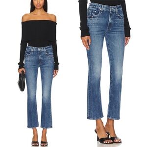 MOTHER Jeans The Insider Flood Metal Magic Blue Size 25